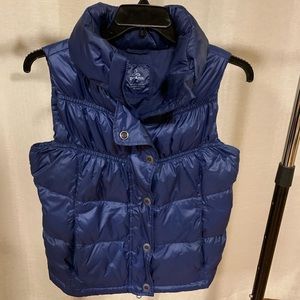Prana Diva puffy vest, beautiful royal blue. NWOT